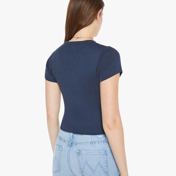 MOTHER The Block Rib Tee Patching Things Up Small - Picture 3 of 3